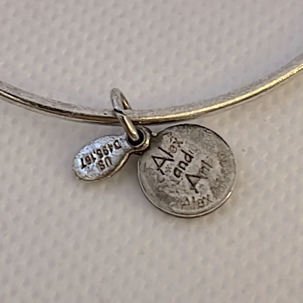 Brighton and Alex & Ani Silver Bangle Bracelets Cross, Cupcake, Friends Forever